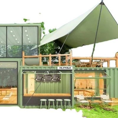 Safe Installed Modular Steel Design Customized Portable Flat Pack For Luxury Living