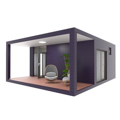 20ft or 40ft High Insulation Value Earthquake Resistant SIP Panel House Shell Package