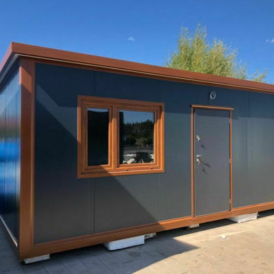 20ft or 40ft High Insulation Value Earthquake Resistant SIP Panel House Shell Package
