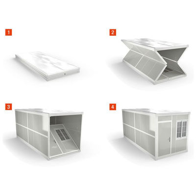 Modern Style T-Type 40 Ft Expandable Container Prefab House with PVC Sliding Window