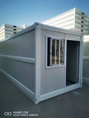 Steel Sandwich Panel Expandable Container House for Living in White/Gray/Black
