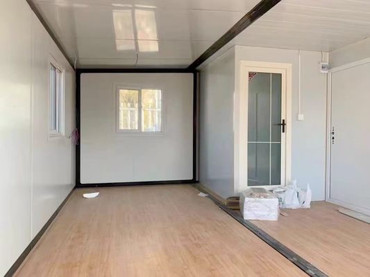 Steel Sandwich Panel Expandable Container House for Living in White/Gray/Black