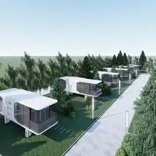 Tropical Design Style Luxury Modern Outdoor Portable Mobile Glamping Space