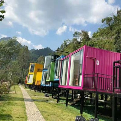20ft / 40ft Light Steel Frame Modular Container House For Prefabricated Building
