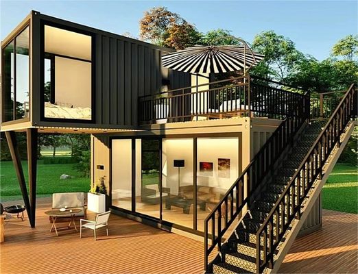 20ft / 40ft Light Steel Frame Modular Container House For Prefabricated Building