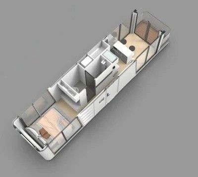 Prefab Space Capsule Villa House With Welded Steel Frame Structure