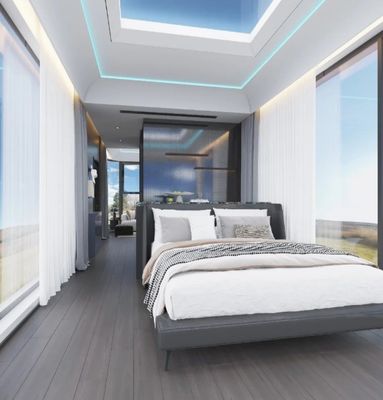 Steel Space Capsule House Newest Modern Sleeping Pods Capsule Hotel