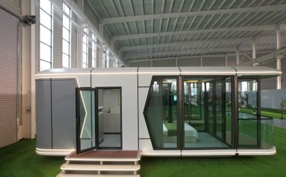 Modern Space Capsule Style Camping House For Hotel Accommodation