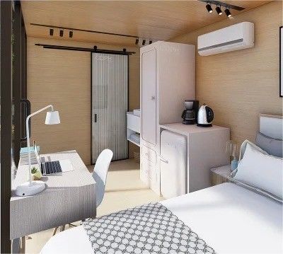 Customized Modern Design Mobile Steel Structure Building Apple Cabin Portable House