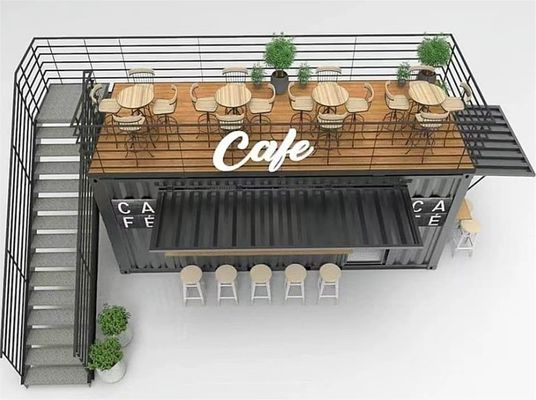 Steel Structure Luxury Container House With Modern Design Customized Color