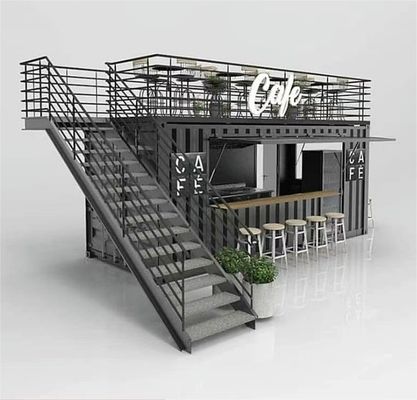 Steel Structure Luxury Container House With Modern Design Customized Color