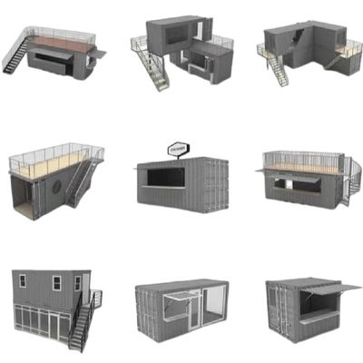 Steel Structure Luxury Container House With Modern Design Customized Color