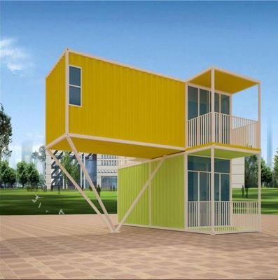 Steel Structure Luxury Container House With Modern Design Customized Color