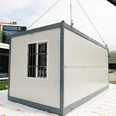 Portable 20ft Prefabricated Foldable Container Homes with Galvanized Steel Frame
