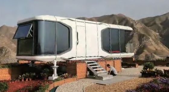 Luxury Prefabricated Modular Home Space Capsule For Customized Container House