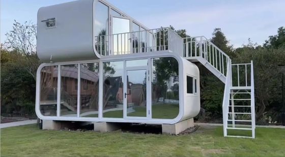 Luxury Prefabricated Modular Home Space Capsule For Customized Container House