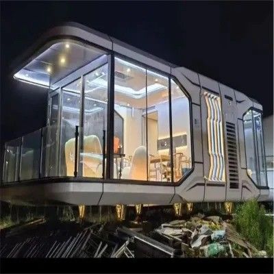 Prefabricated House Garden House Mobile Home Steel Structure Building Holiday Home