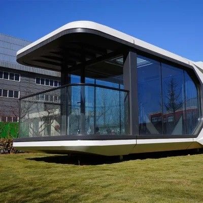 Prefabricated House Garden House Mobile Home Steel Structure Building Holiday Home