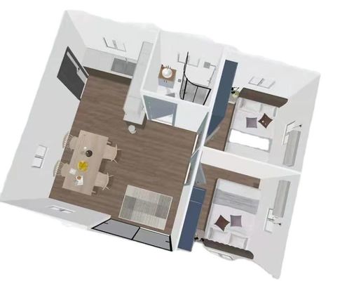Mobile House Container With Folding Design And Light Accessories