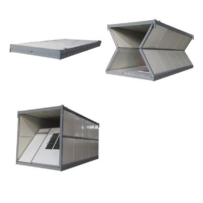 Easy-to-Assemble 20ft Folding Container House with Bathroom and Galvanized Steel Frame