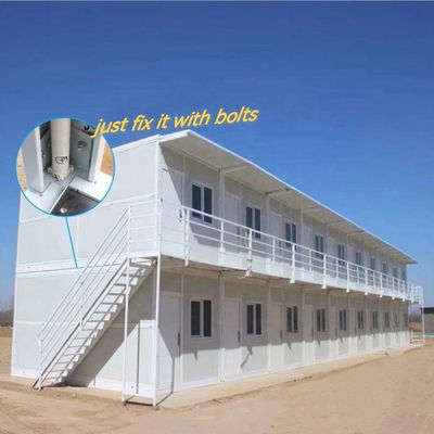 Easy-to-Assemble 20ft Folding Container House with Bathroom and Galvanized Steel Frame