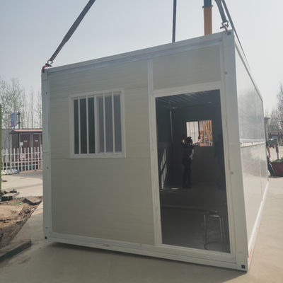 20ft Steel Structures Folding Living Prefab Modular Homes with 18mm MGO Board Floor