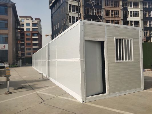 20ft Steel Structures Folding Living Prefab Modular Homes with 18mm MGO Board Floor