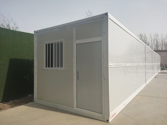 20ft Steel Structures Folding Living Prefab Modular Homes with 18mm MGO Board Floor