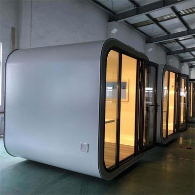 Hotel Indoor Apple Cabin Office Pod Garden Office Container House with Light Steel Structure Frame