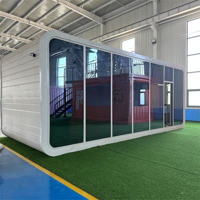 Hotel Indoor Apple Cabin Office Pod Garden Office Container House with Light Steel Structure Frame