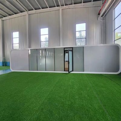 Hotel Indoor Apple Cabin Office Pod Garden Office Container House with Light Steel Structure Frame