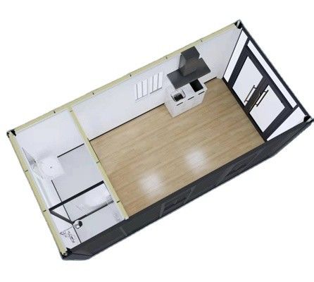 White/Gray/Black Fast Assembly Prefab Flat Pack Container House for Simplicity Living