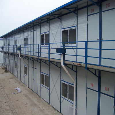 Modern K Type Light Steel Structure Prefab House With PVC Sliding Window