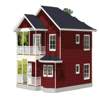 Light Steel Structure Steel Sandwich Board Prefab House For Modern Villas