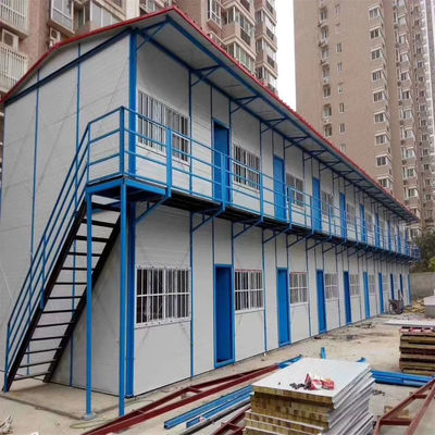 Modern K Type Light Steel Structure Prefab House With PVC Sliding Window