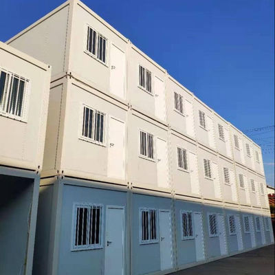 Flat Pack Container House With MGO Board Floor Sturdy Weather Resistant