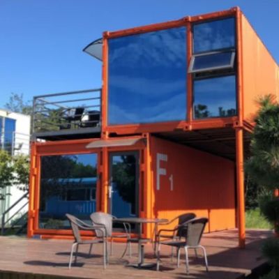 Assembled Fat Pack Container House for Supermarket Home Shopping Hospital Workshop