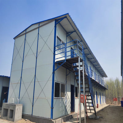 Modern K Type Light Steel Structure Prefab House With PVC Sliding Window