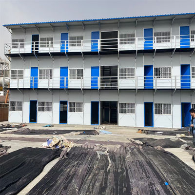 Modern K Type Light Steel Structure Prefab House With PVC Sliding Window