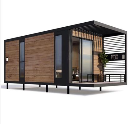 Live Light Villa Prefabricated Mobile House With Steel And Sandwich Board