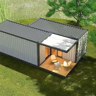 Customized Color Expandable Container House with Light Steel Frame and Construction