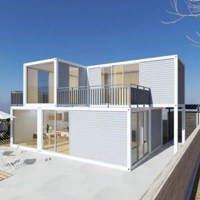 Customized Color Expandable Container House with Light Steel Frame and Construction