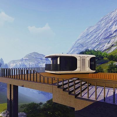 Affordable Prefabricated Hospital Capsule Hotel Container House with Victorian Design