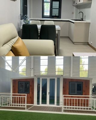 Family House Luxury Expandable Prefab Container Home with Movable and Foldable Design