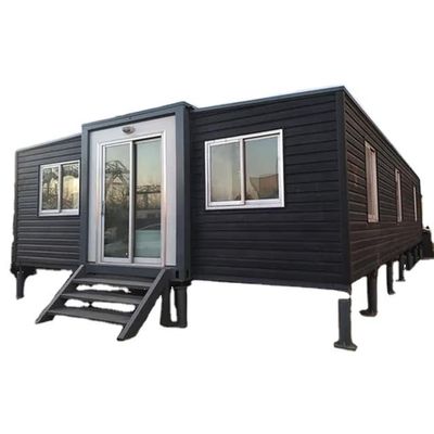 Hotel Accommodation Options Expandable Container House with Light Steel Structure Frame