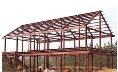 Modern Steel Pipe Structures Designed For Prefabricated Agricultural Buildings