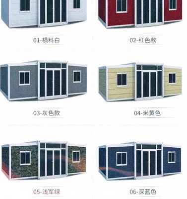 Expandable Prefab Container House Sandwich Panel Construction for Customized Design