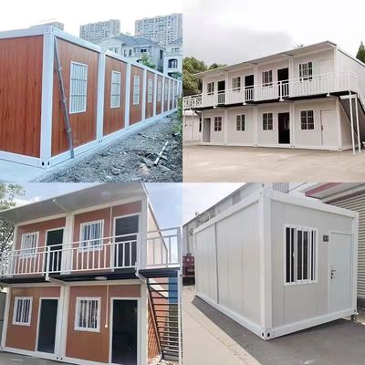 18mm MGO Board Floor Prefab Tiny Container House For Hotel Accommodation