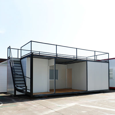 Quick Install Prefab Container House With PVC Sliding Window Light Accessories