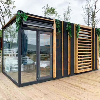 Quick Install Prefab Container House With PVC Sliding Window Light Accessories